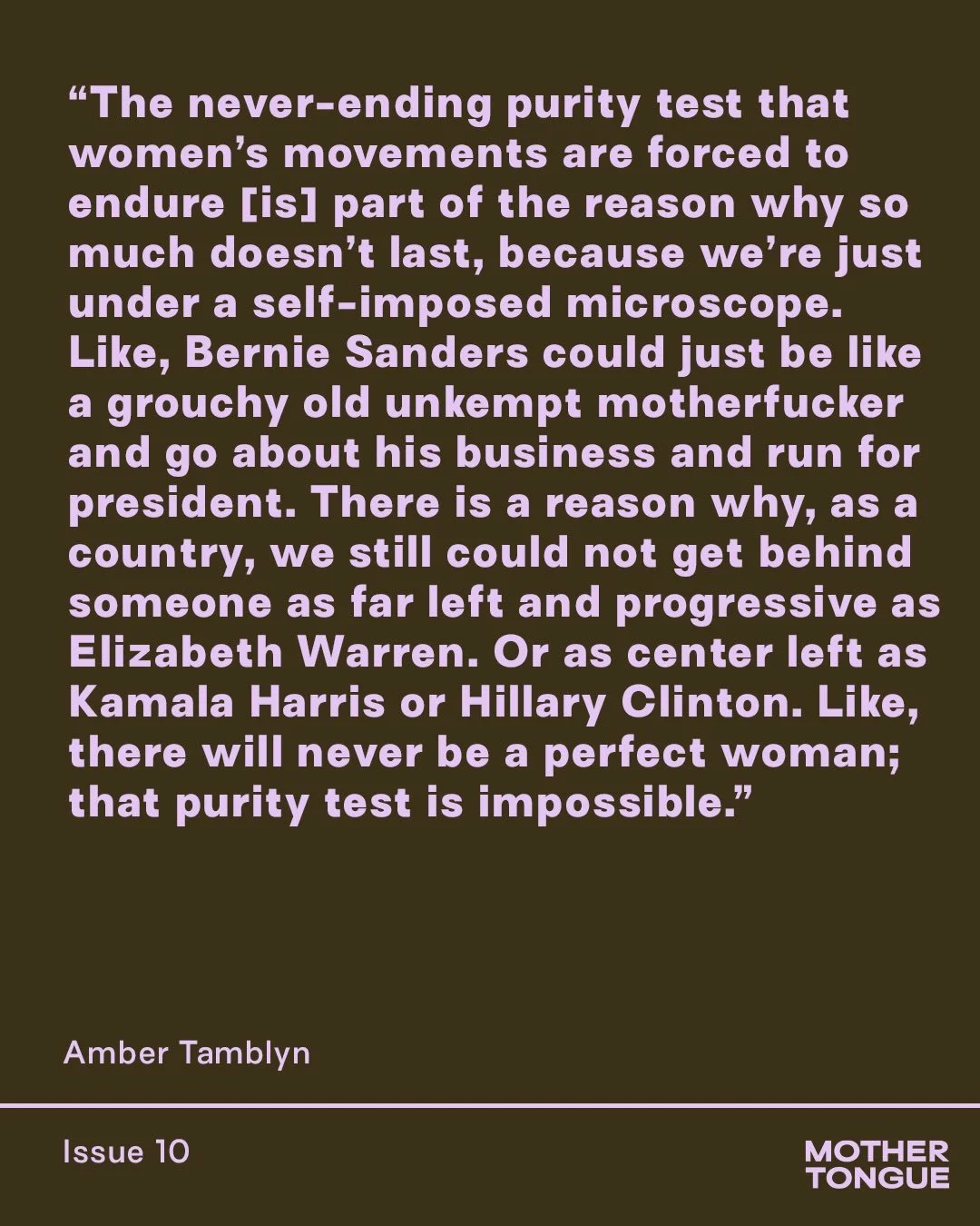 &ldquo;I think that this is the struggle of our time: the intrapersonal conflict among women of all kinds,&rdquo; says @amberrosetamblyn. &ldquo;And I&rsquo;ve often said that no one hates women more than other women.&rdquo; The bestselling author, E