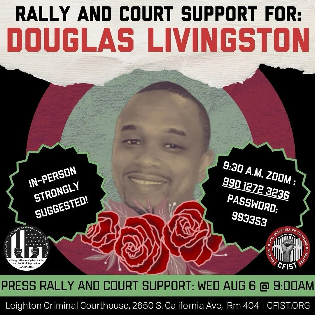 🚨JOIN US for a press rally and triple-header court date to demand freedom for three survivors of corrupt CPD detectives Brian Forberg, John Foster and Kevin Eberle! This crucial day of mobilization calls for all hands on deck! ✊🏿✊🏾✊🏽

When: 9 a.m