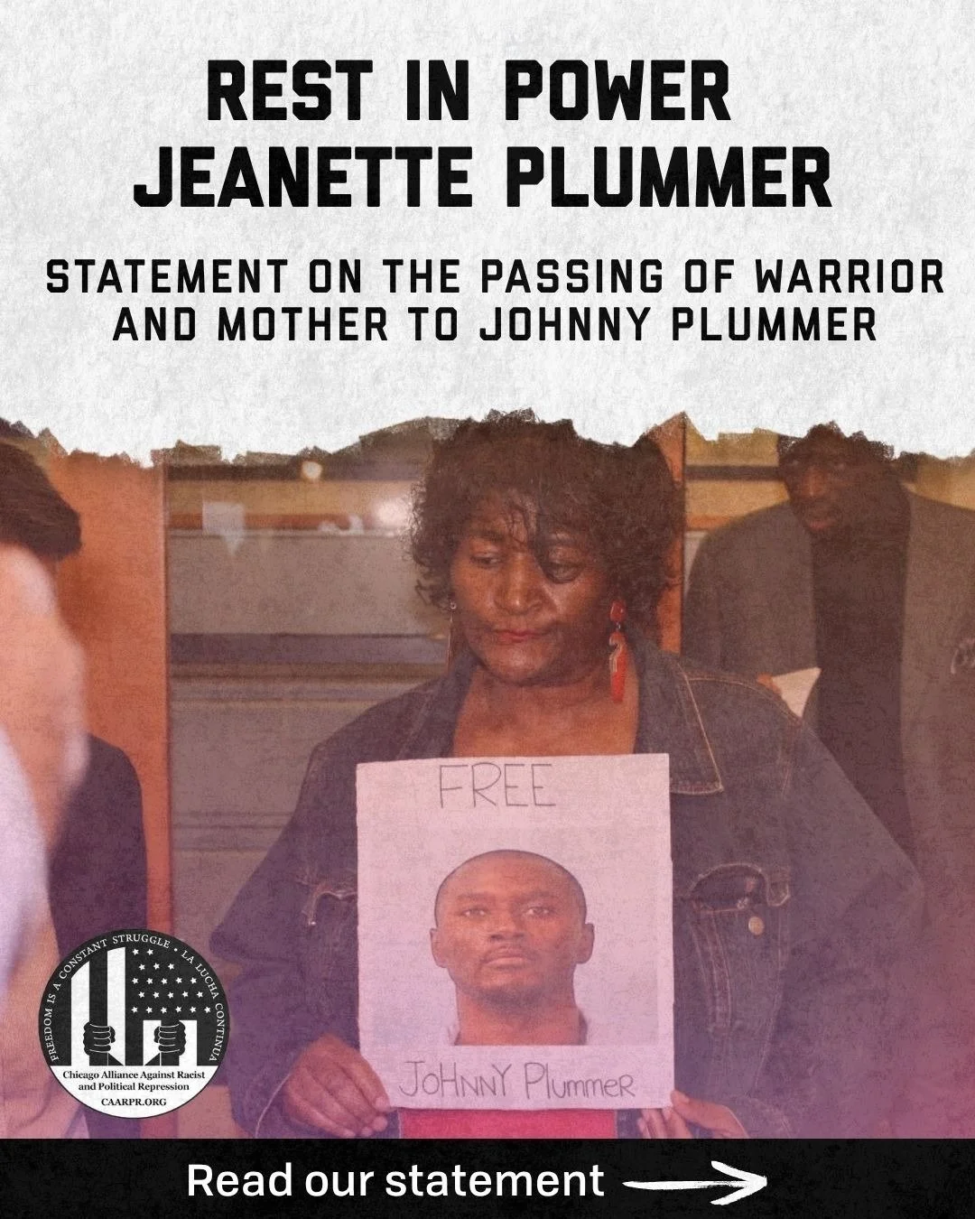 Rest In POWER: Jeanette Plummer