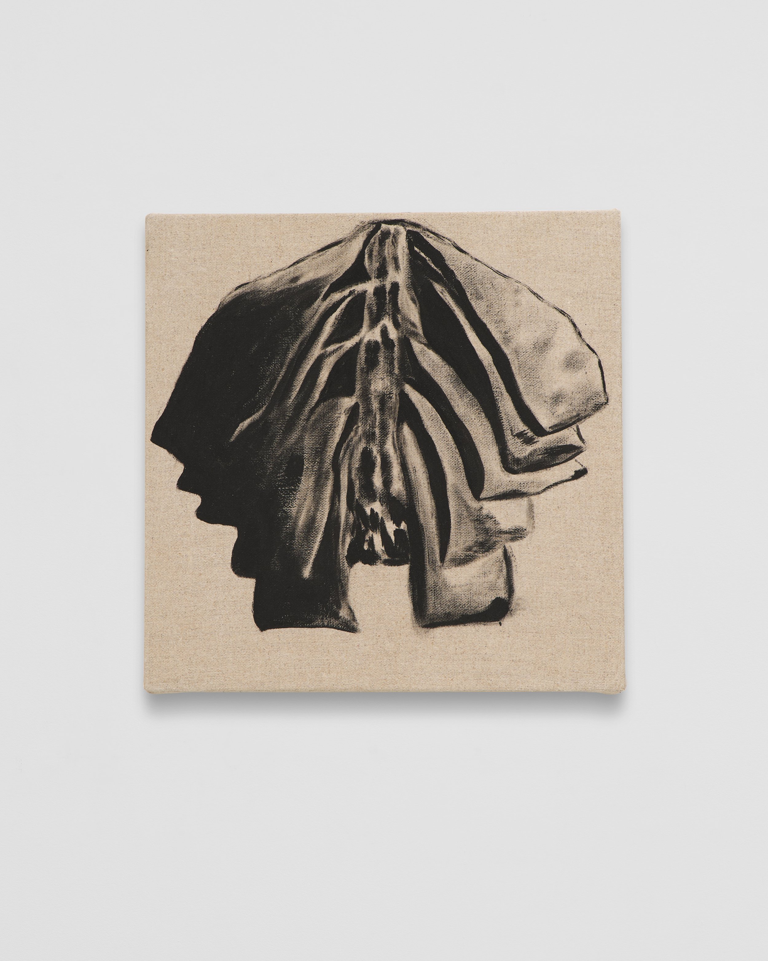 Drooping Loop, 2024,
flashe on linen, 12 x 12 in.