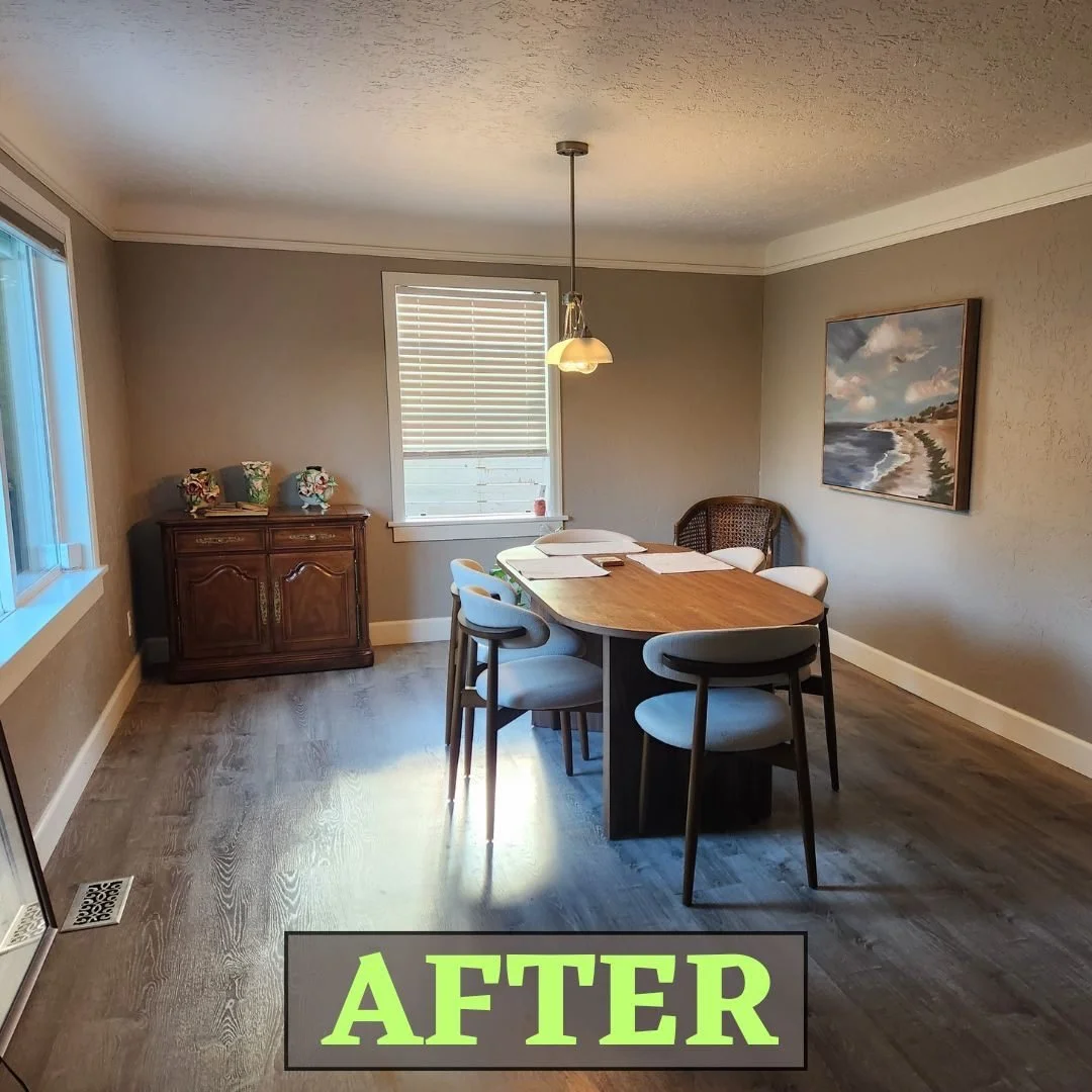 The dining room table can be used now! We took some needed time to relocate items that accumulated here. 

#ProfessionalOrganizing #TableDeclutter #MakeSpaceToEat #DiningroomSorting #MakeSpaceForChange #ProfessionalOrganzingPDX #SortnSell