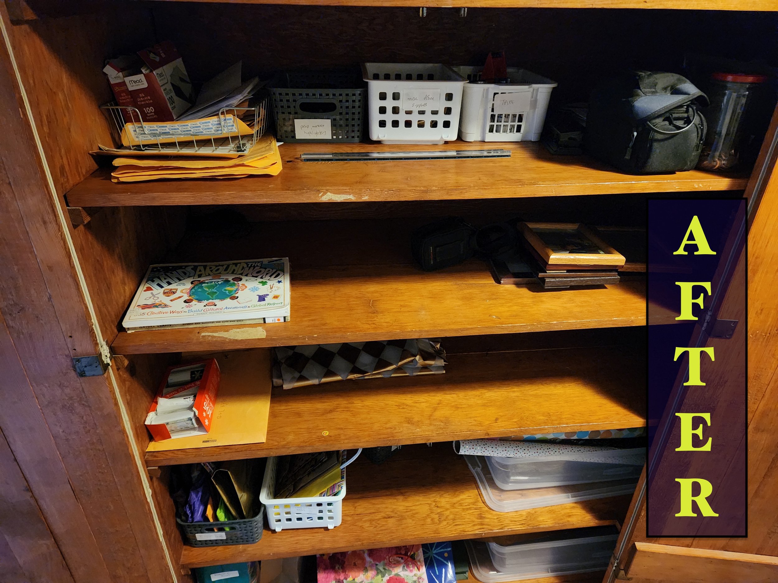 minimal and tidy closet organized by a professional organizer