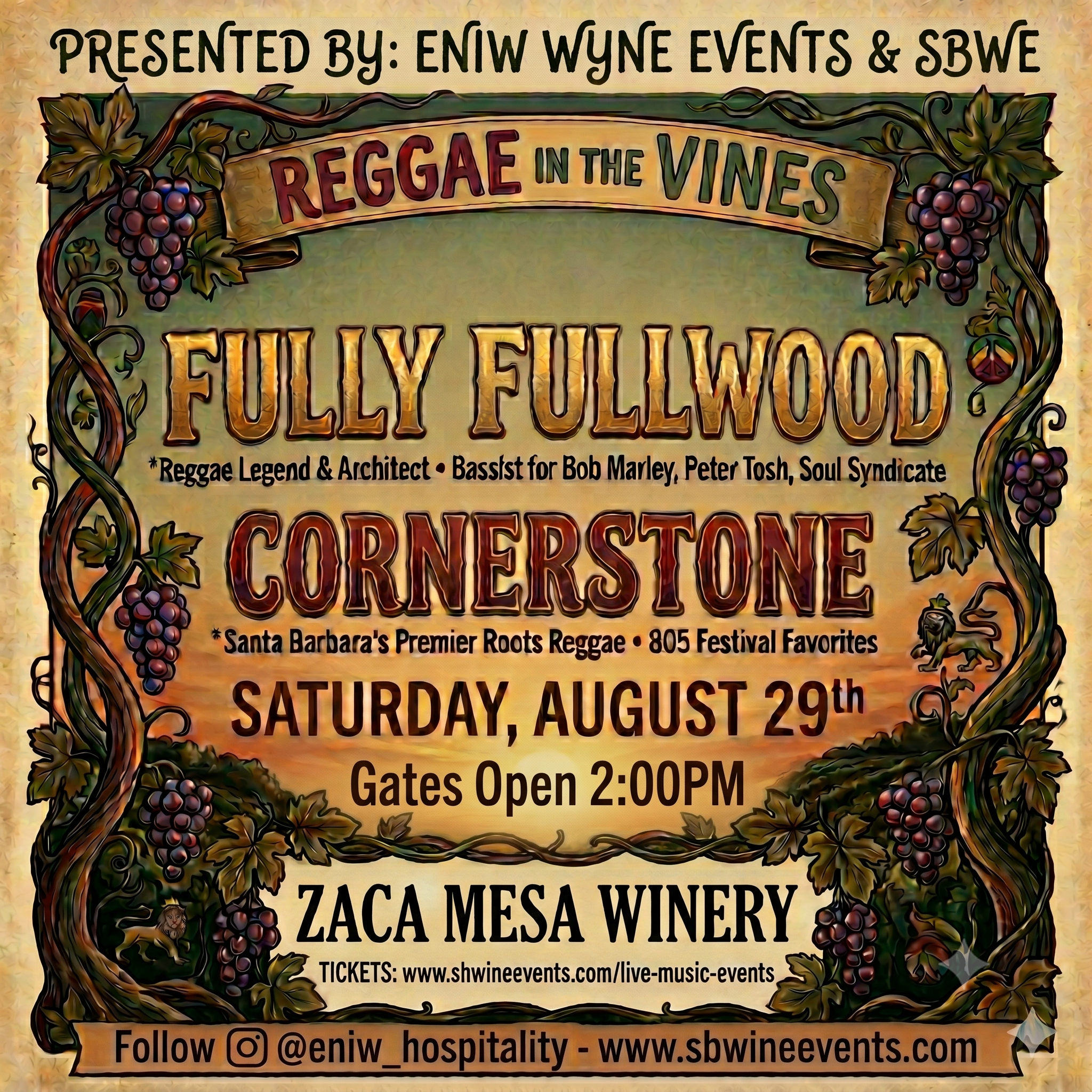 Fully Fullwood & Cornerstone - Reggae In The Vines