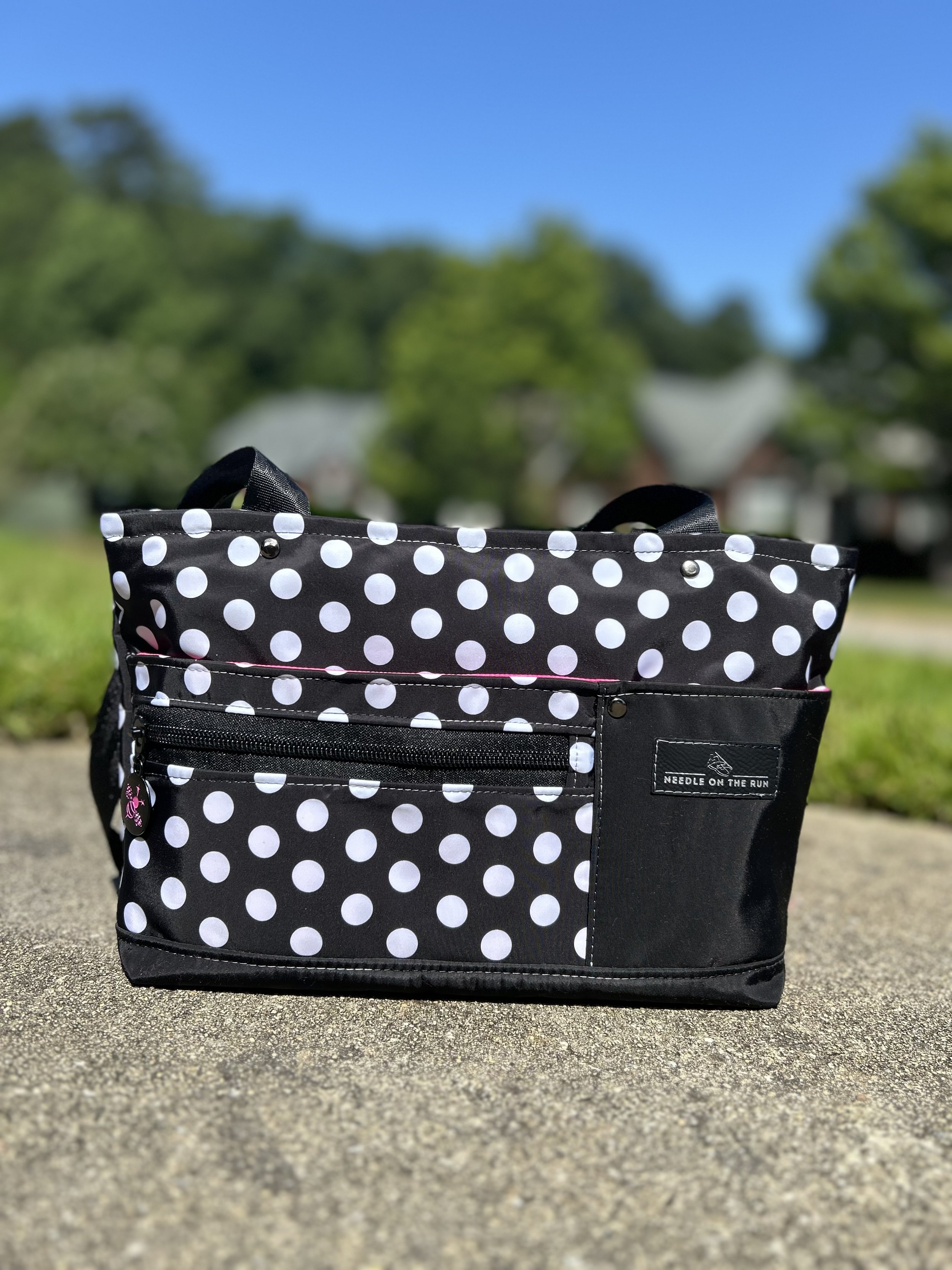 Black and White Roadie Tote