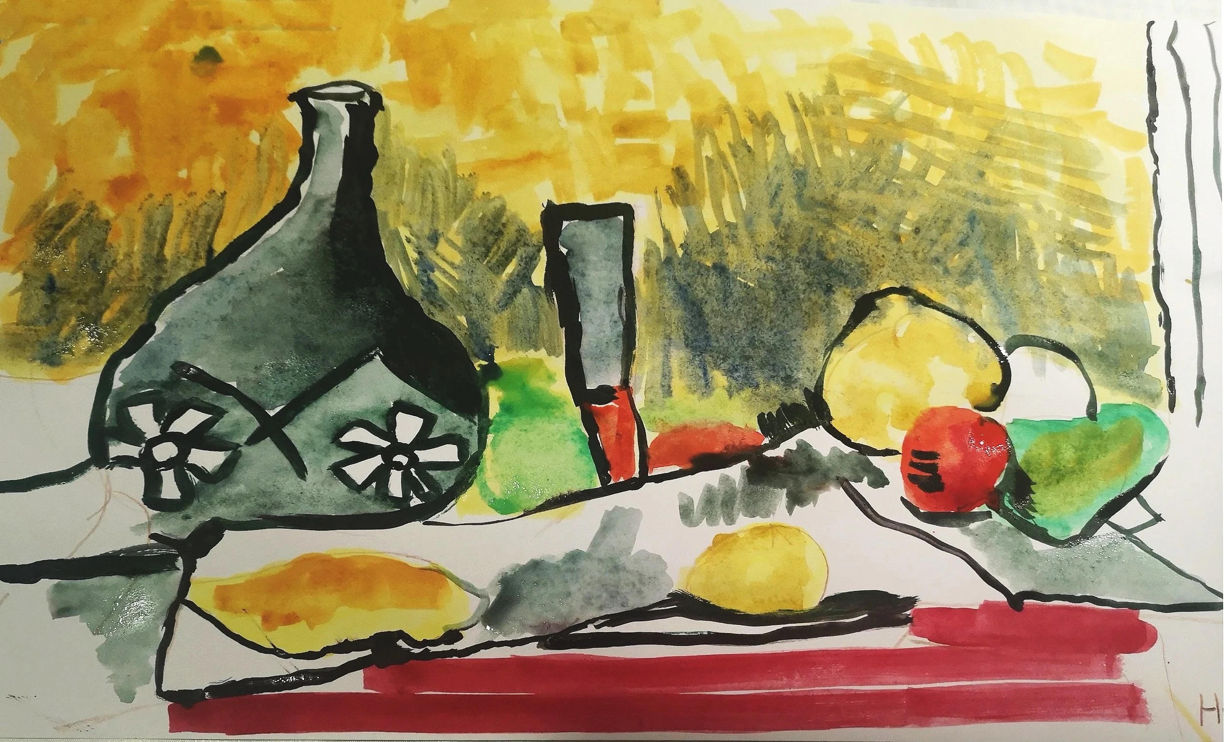 Hyeyul, age 9, Cezanne study