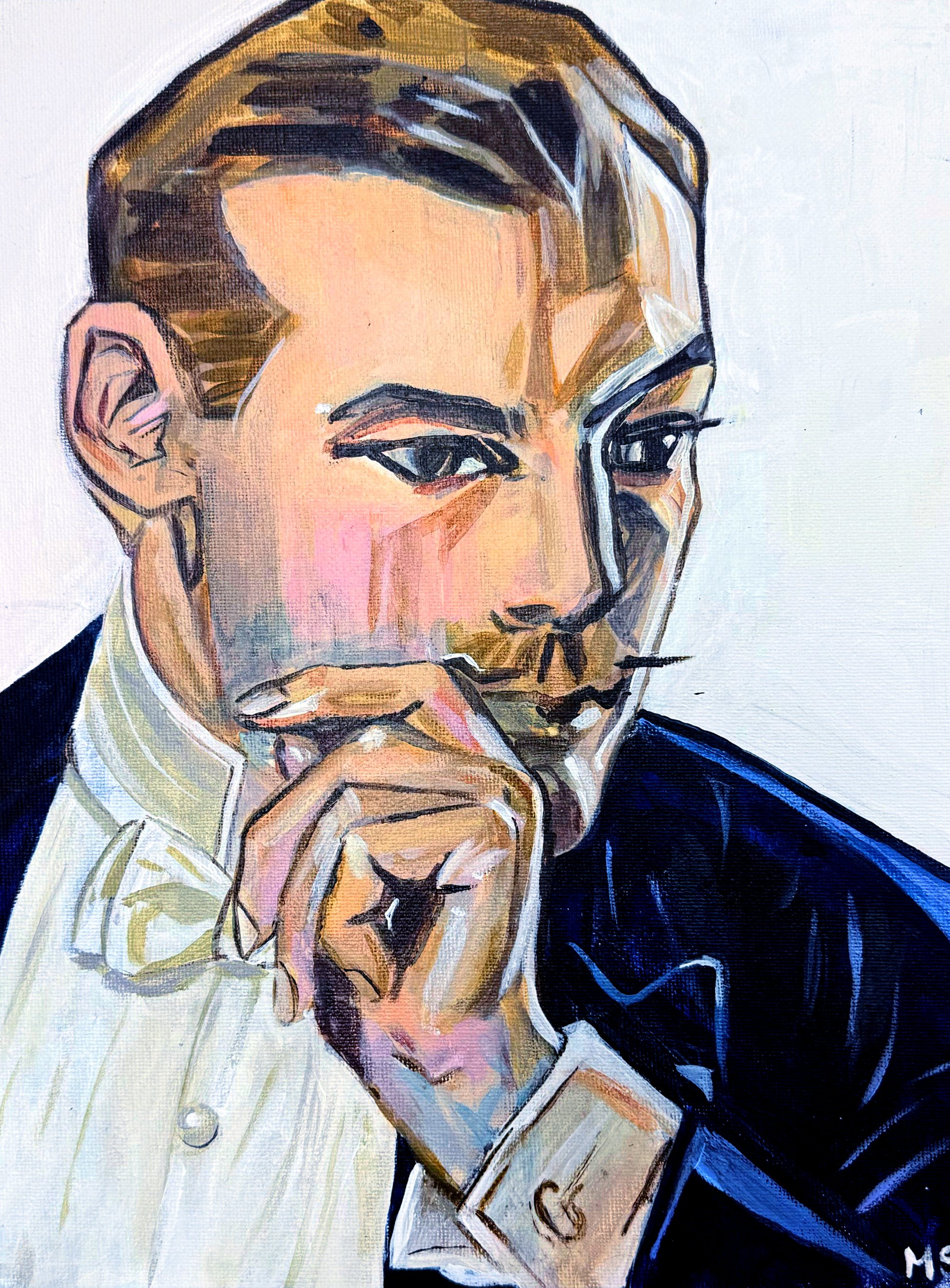 Maggie, age 17, Study of a Leyendecker portrait