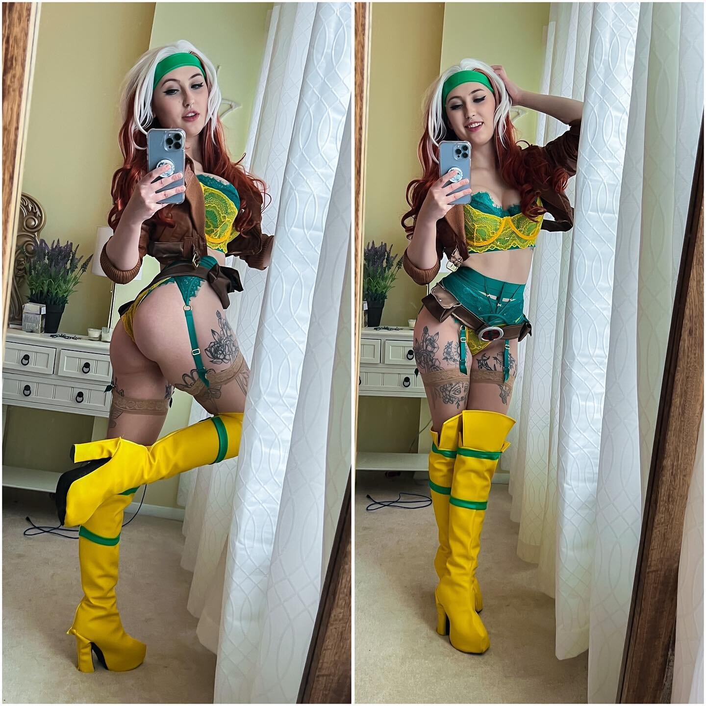 Only Gambit can survive this 😂 #roguexmen #rogue #cosplaygirl