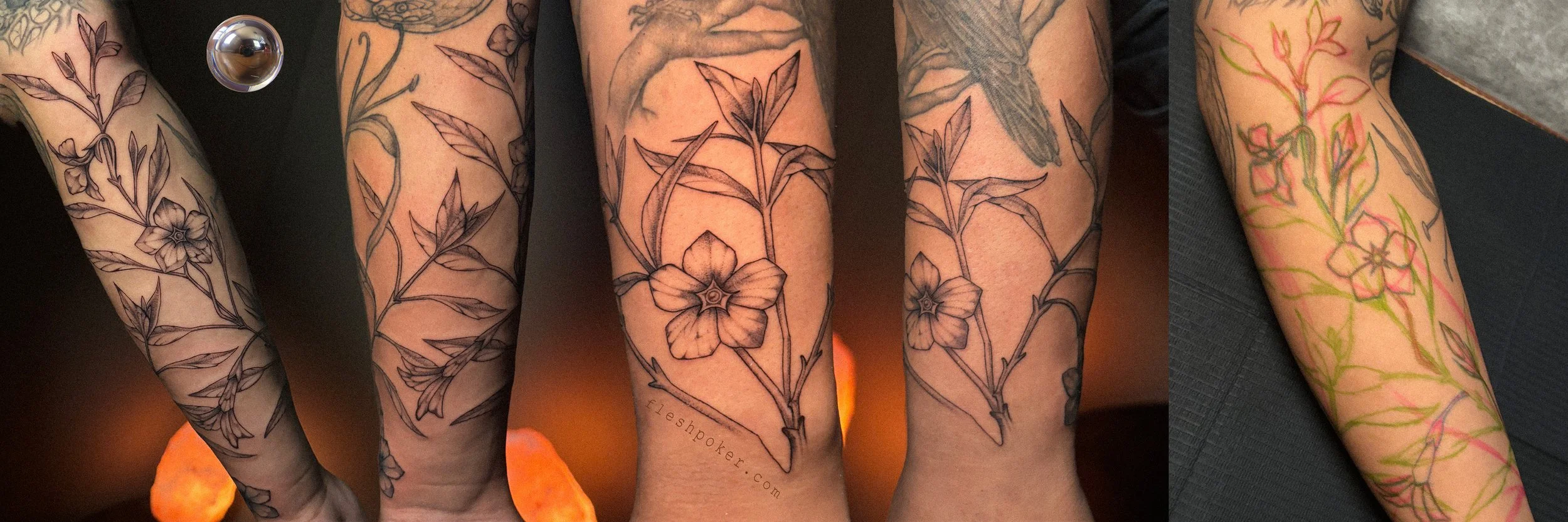 BOTANICAL CUSTOM DRAWN ON