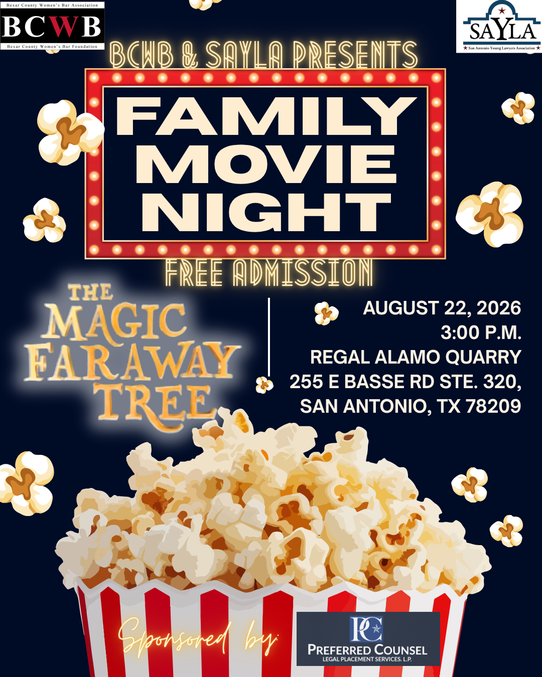 BCWB &amp; SAYLA Family Movie Night