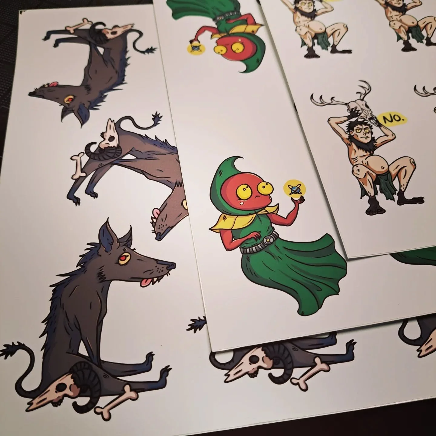New cryptid stickers incoming! Can you name the newbies?
-
-
-
#cryptids #cryptid #cryptozoology #conceptart #whimsical #darkart #oddities #stickers #illustration #digitalart #art #artists
#chupacabra #flatwoodsmonster #wendigo