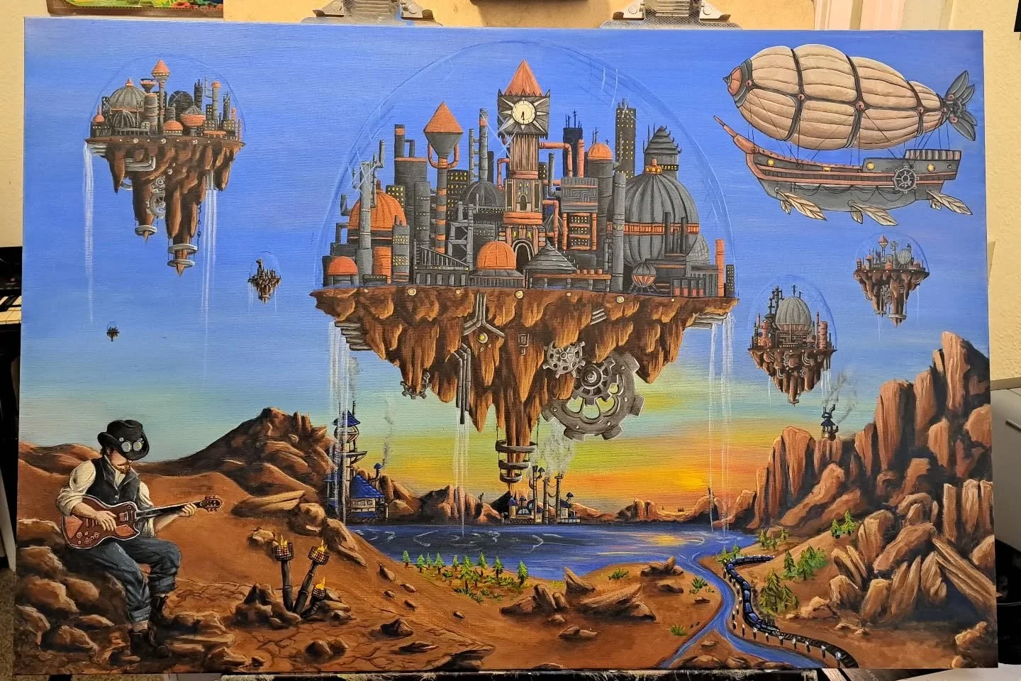 So stoked to finally share this commissioned piece! Went on a unique western steampunk journey with this one. Thank you @natelinquist for the opportunity and the support 🤘

-

#steampunk #western #fantasy #painting #commission