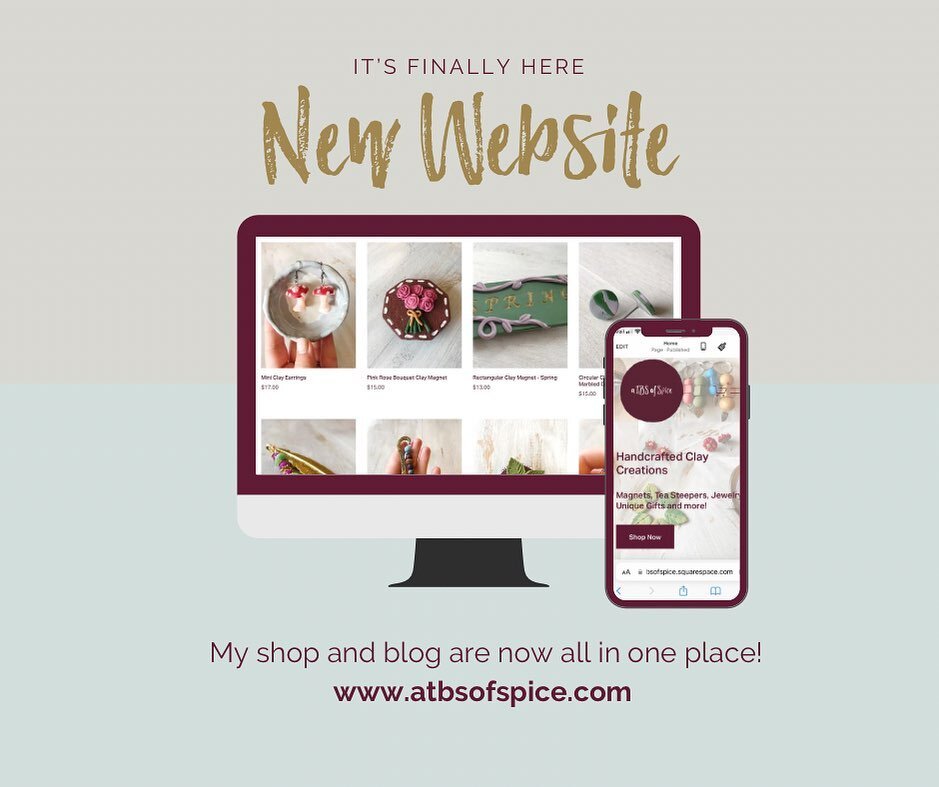 It&rsquo;s ready! My new website is ready! *Cue excited happy dance. 

Richele from @snyderdesignco helped me organize a website on Squarespace that includes both store and my blog! 

This means you can now buy directly from ME without using Etsy as 