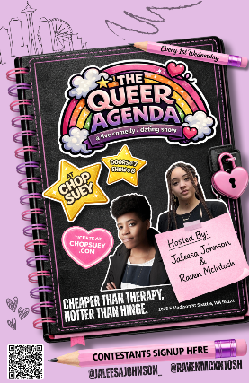 The Queer Agenda: Live comedy/dating show