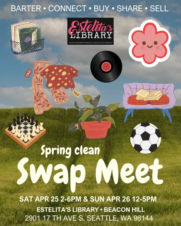 Community Swap Meet @ Estelita's Library (Beacon Hill)