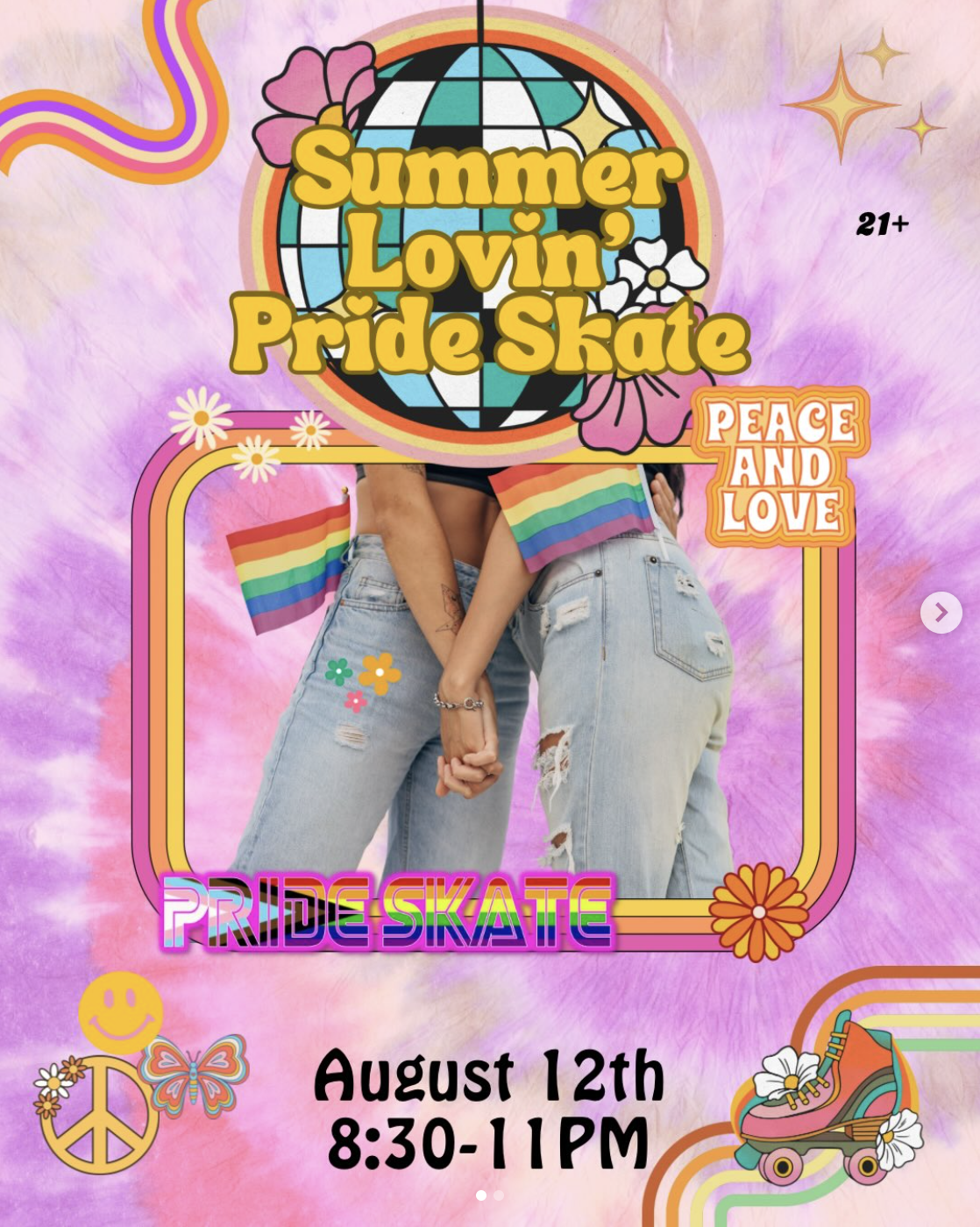Summer Lovin’ Pride Skate 🌼✌️