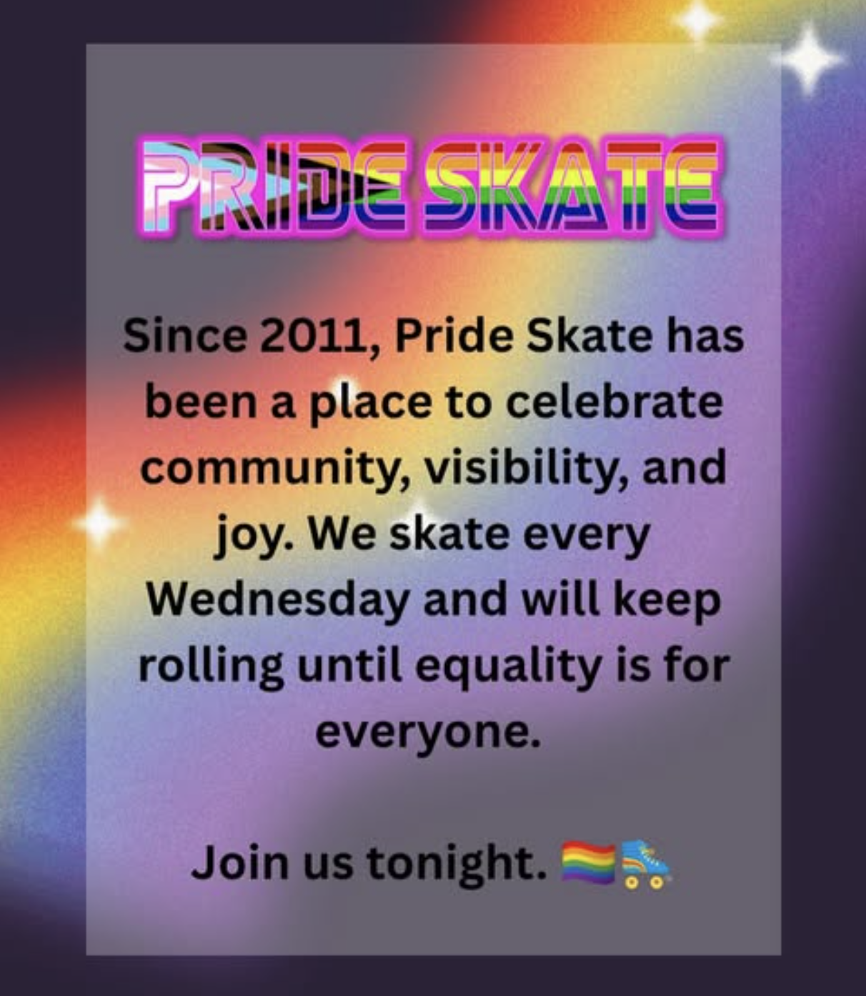 21+ LGBTQIA+ Pride Skate Night