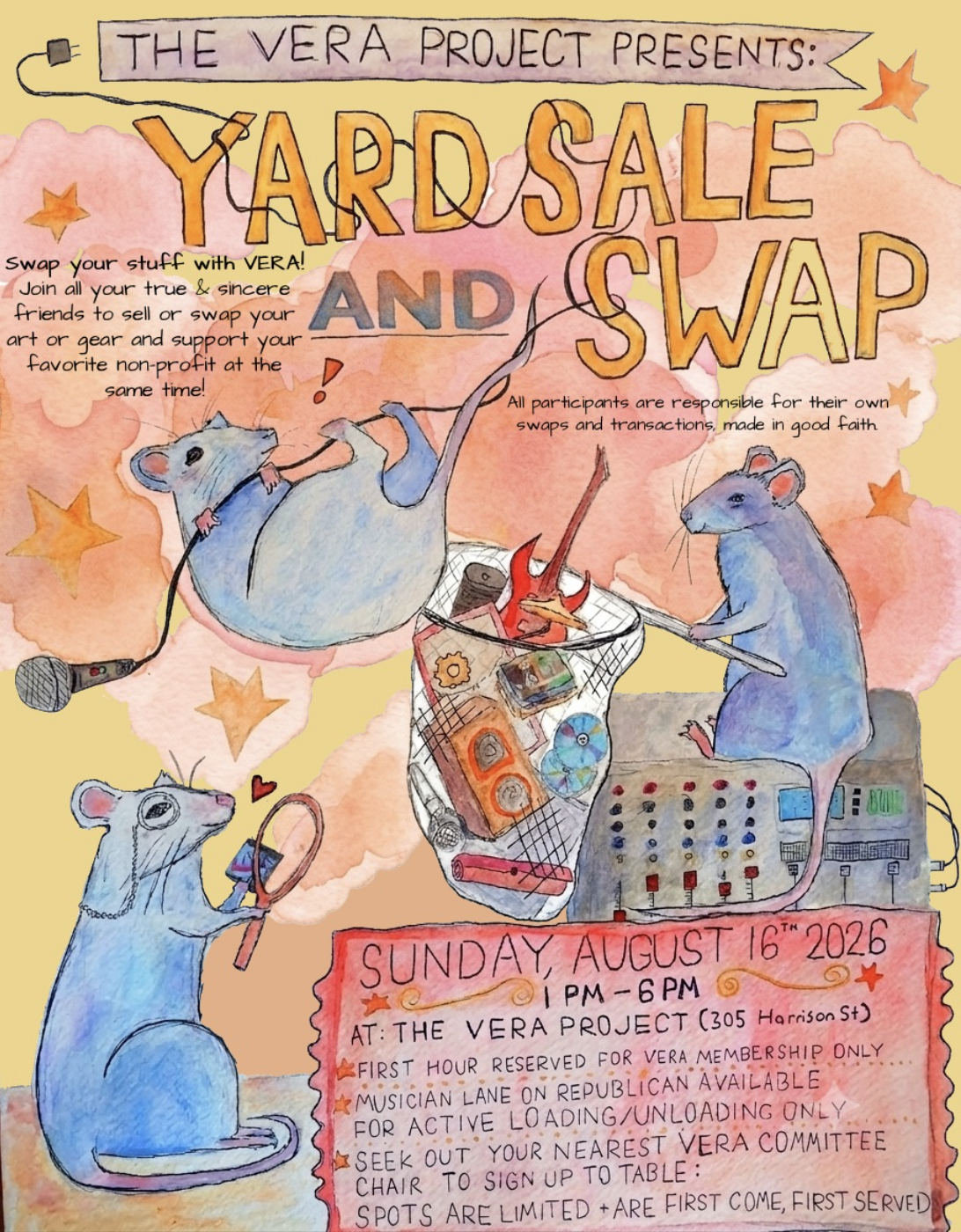 The Vera Project: Yard Sale & Swap