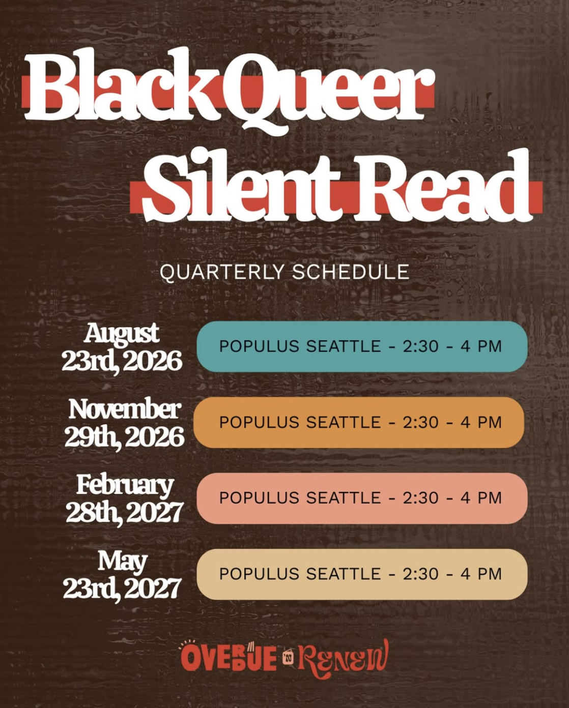Black Queer Silent Read