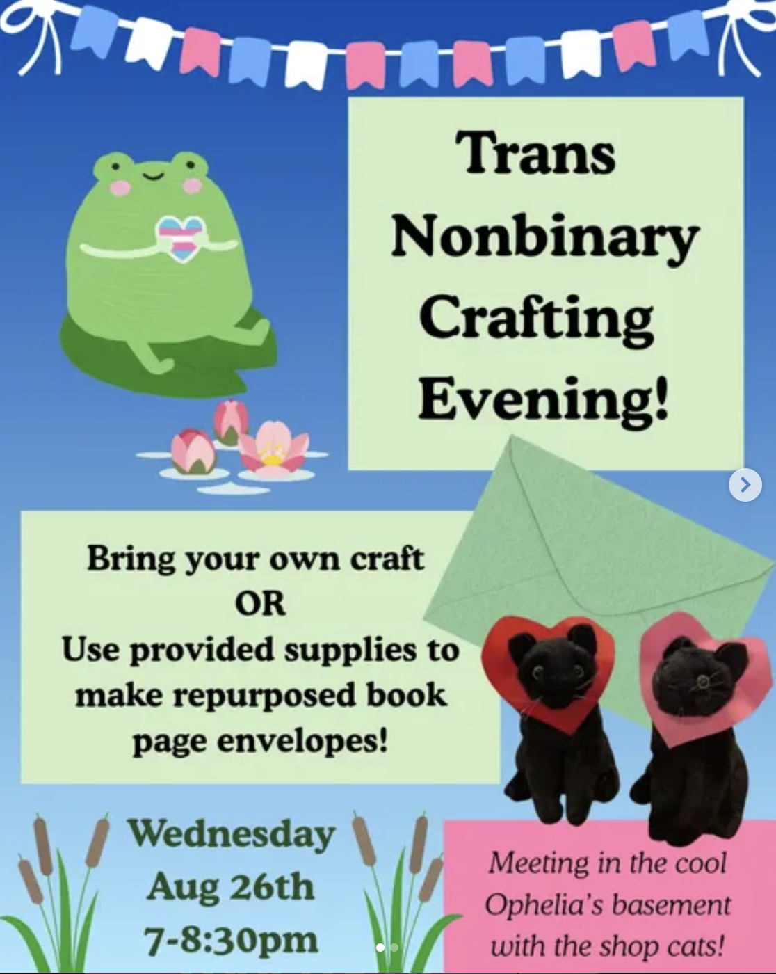 Trans Nonbinary Crafting Evening