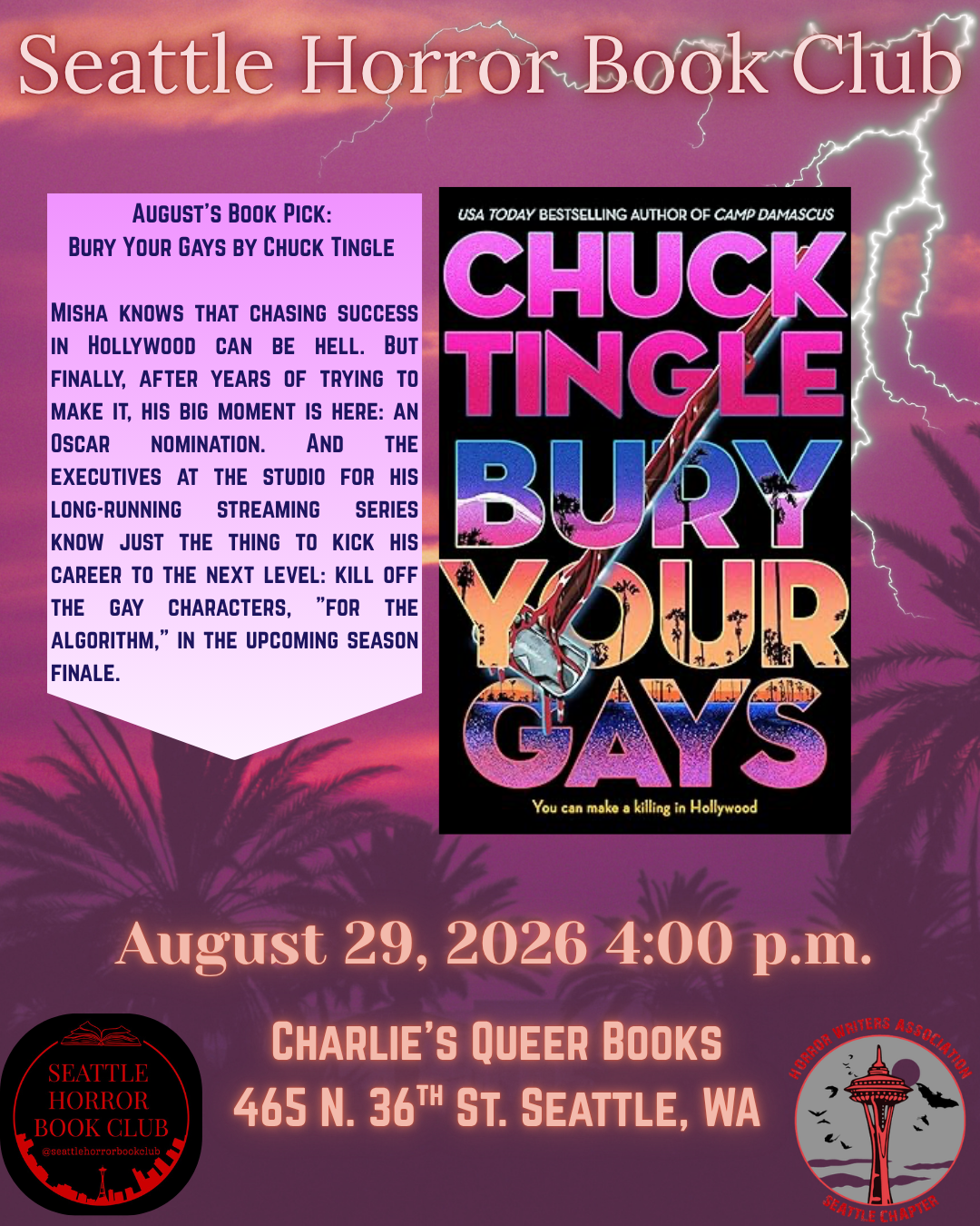Seattle Horror Book Club Pop-up