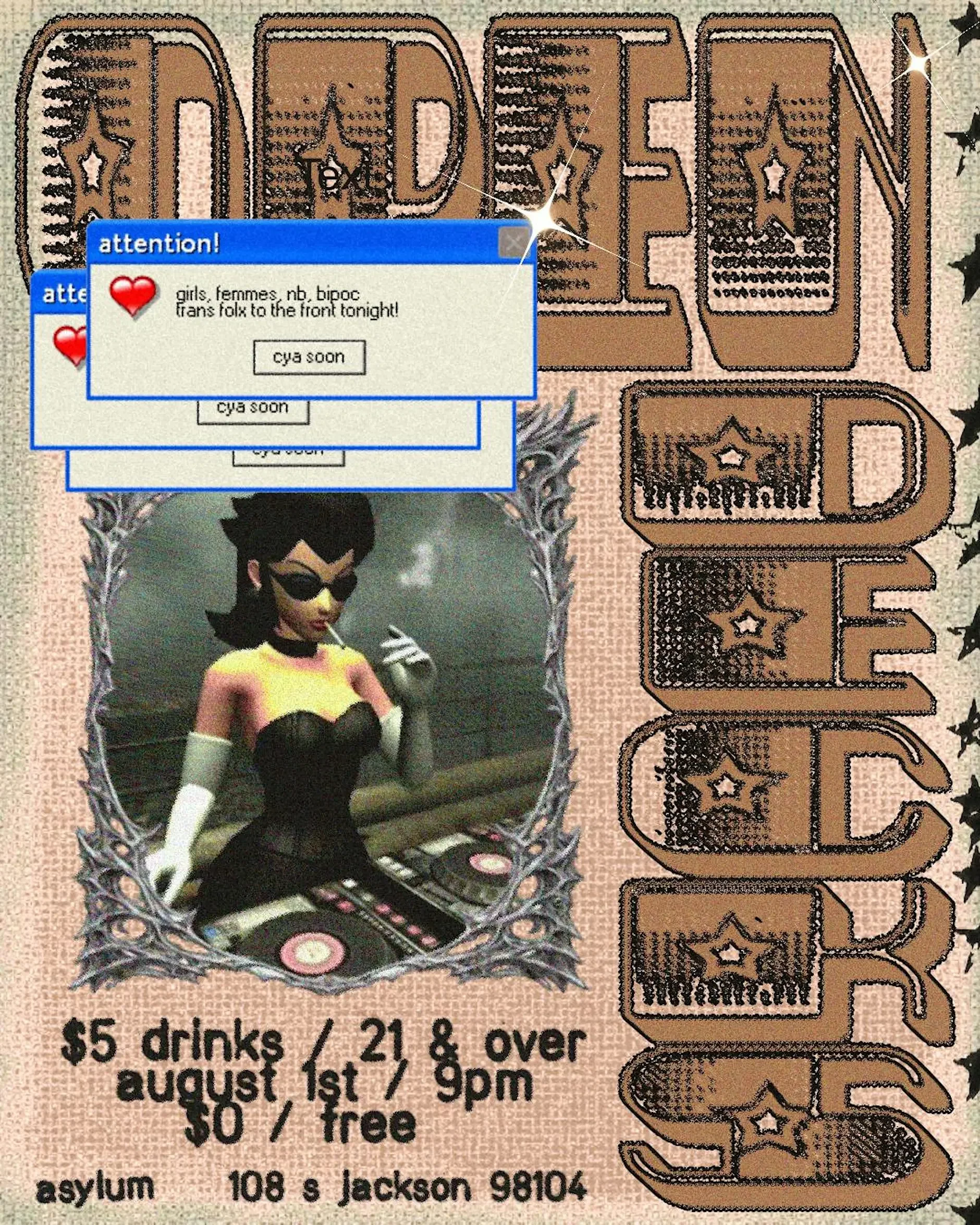 PLAY YOUR WAY IN: open decks night @ asylum