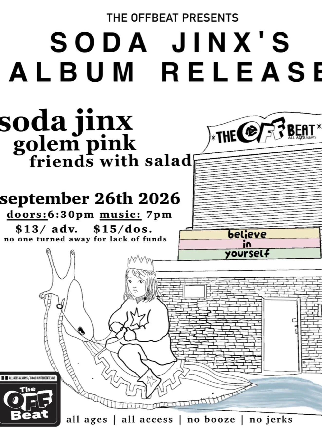 Soda Jinx Album Release Show at The Off Beat