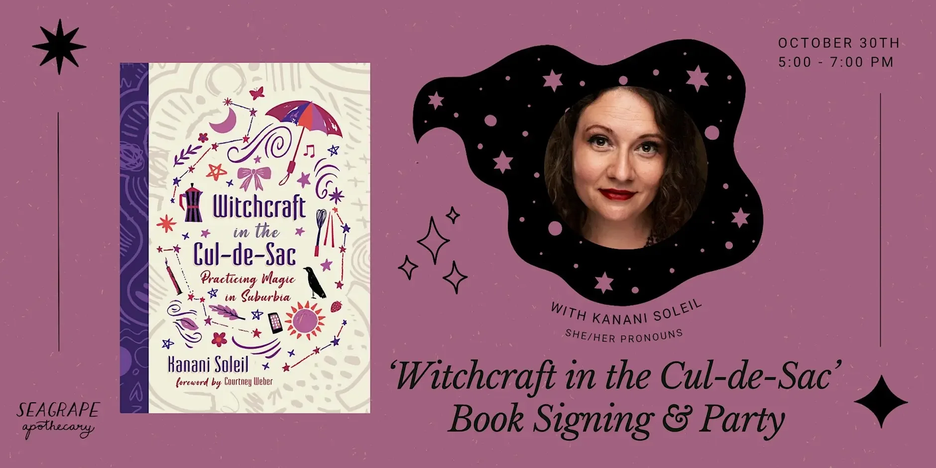 Witchcraft in the Cul-de-Sac: Book Signing
