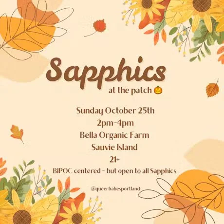 Sapphics at The Patch 🎃