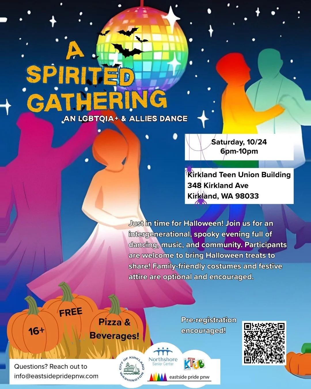 A Spirited Gathering: An LGBTQIA+ & Allies Dance (16+)