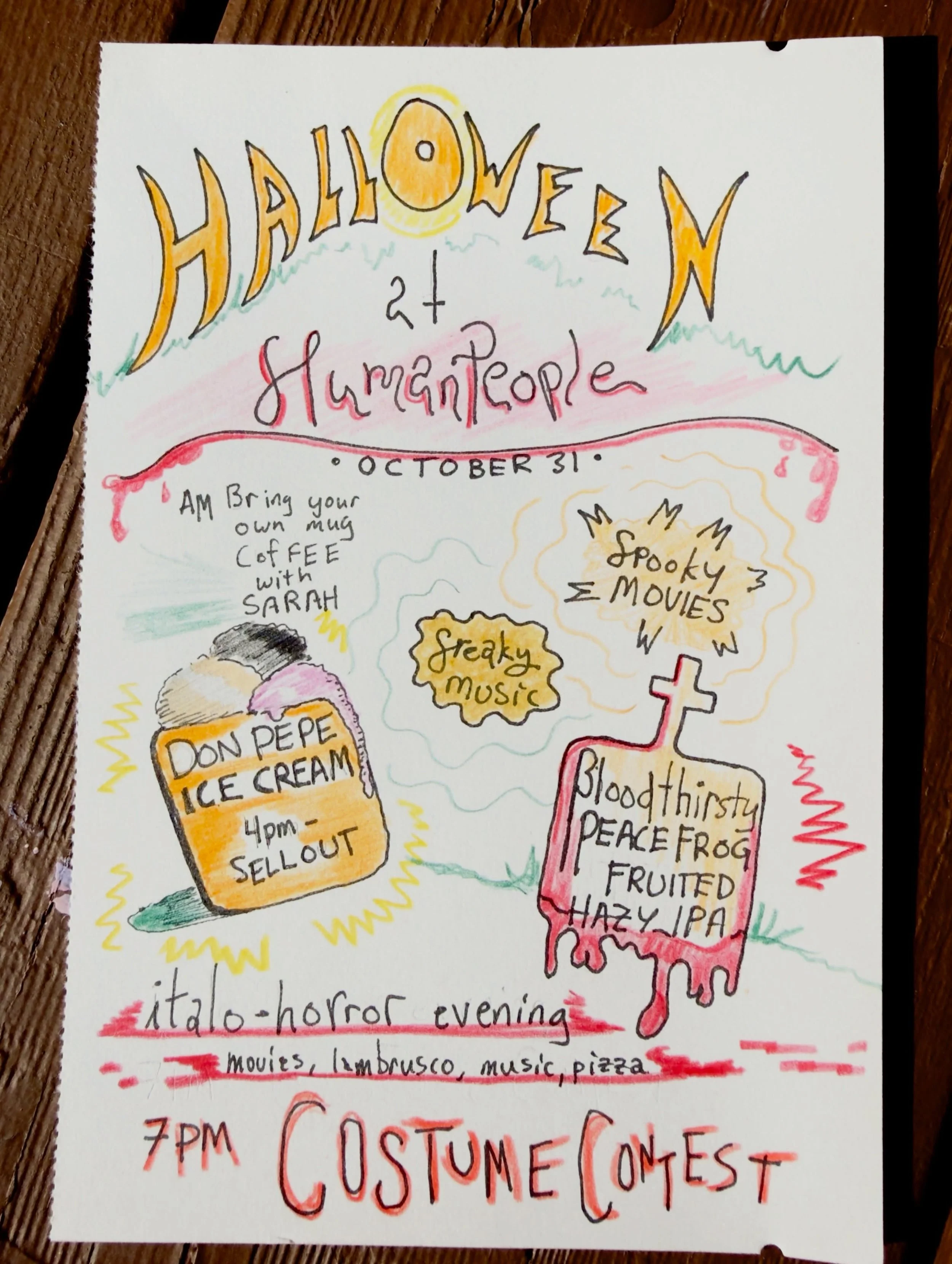 HALLOWEEN AT HUMAN PEOPLE