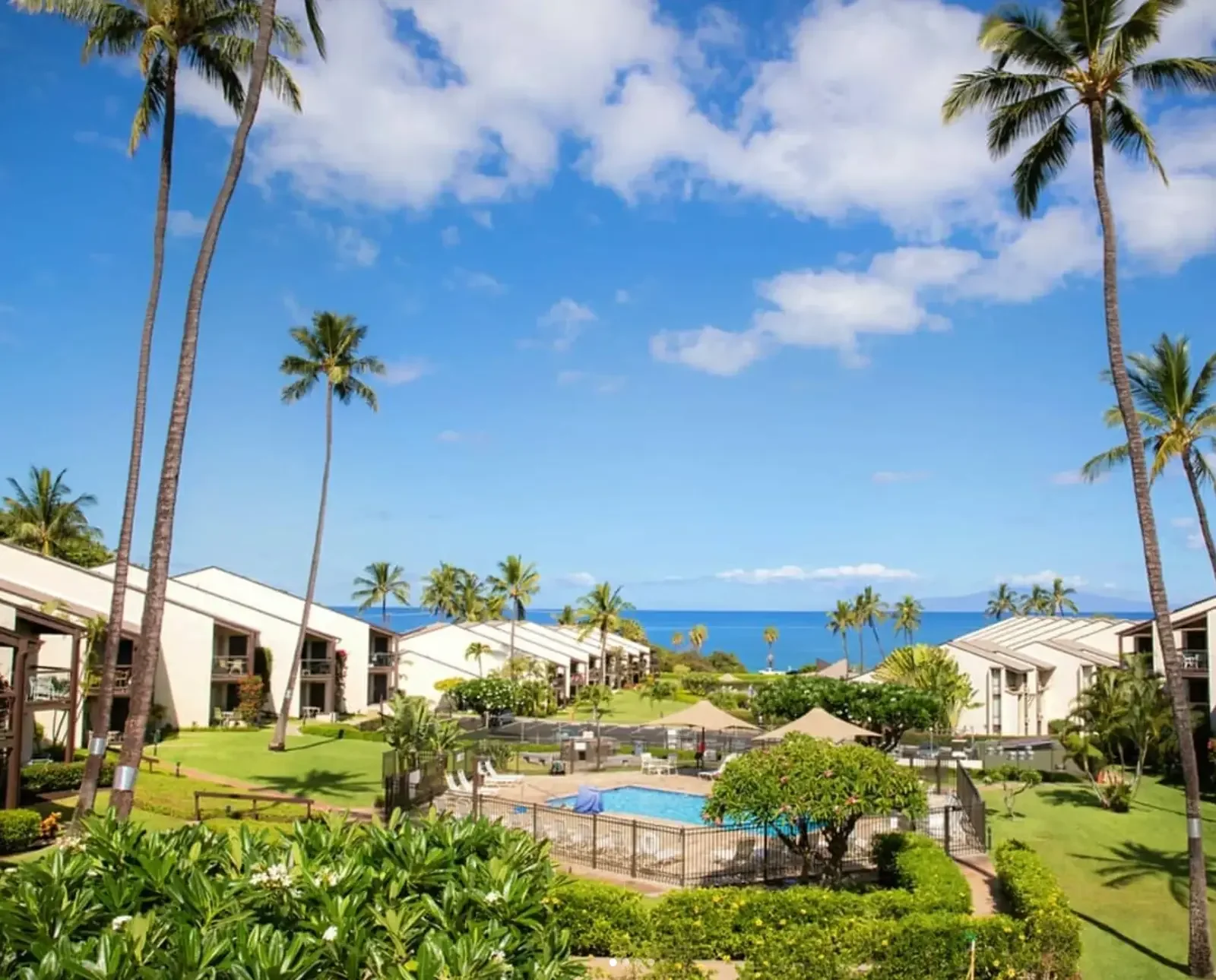 Hale Kamaole vacation rentals in South Kihei, Maui with pool and ocean view