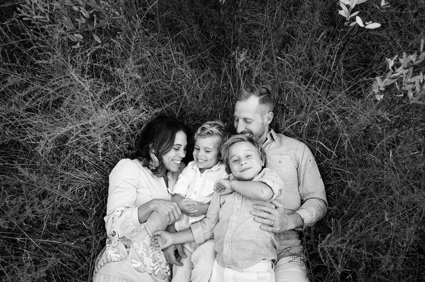 This. Right here.

The pile-on. The laughing so hard someone's definitely going to roll away any second. This is the stuff you're going to want to remember in twenty years &mdash; not because it was perfect, but because it was yours.

Spring sessions