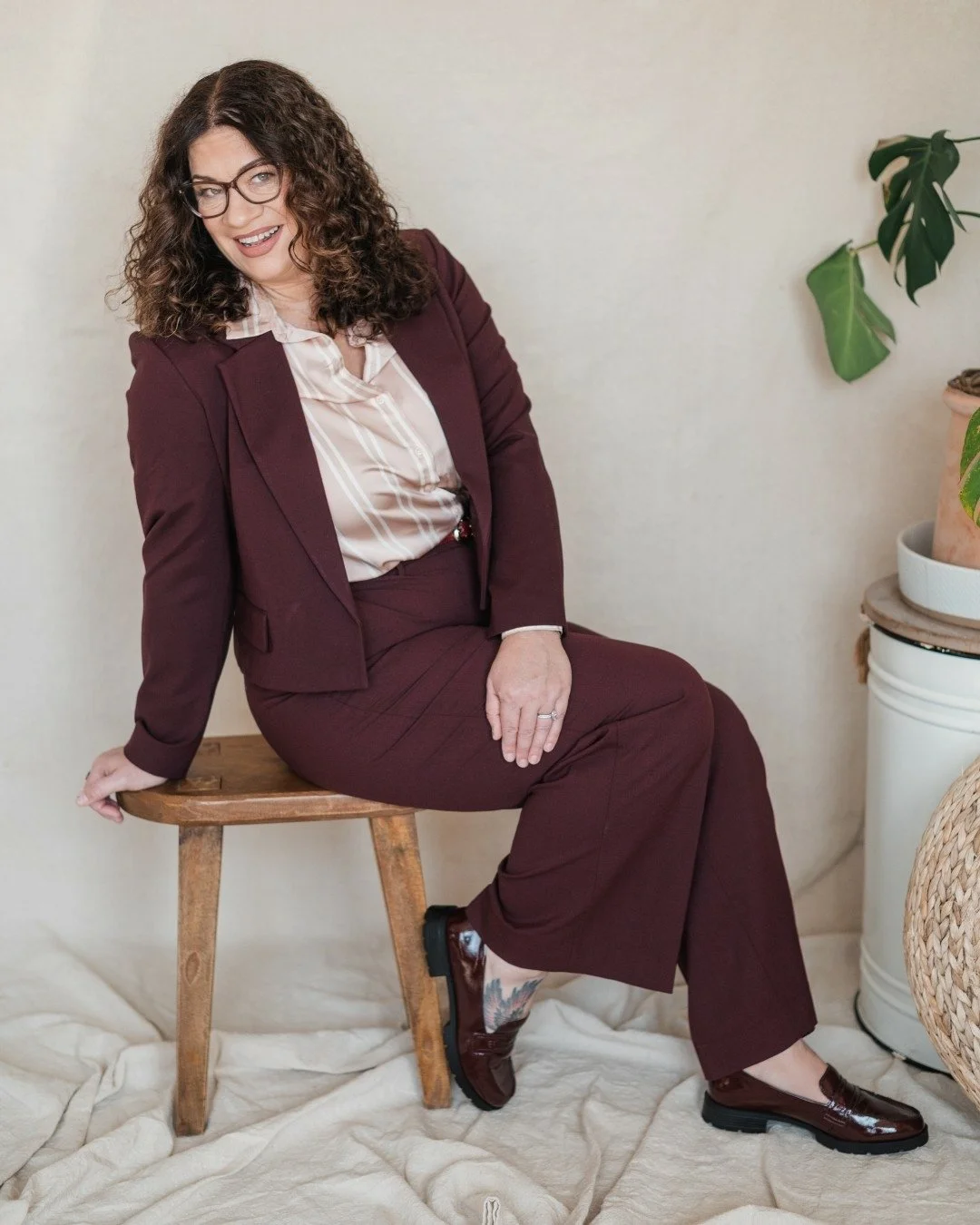 Let me tell you what I see happen almost every single branding session.

Someone walks in, crosses their arms a little, says "I'm not really photogenic" or "I hate having my picture taken."

And then about four minutes in, somethi