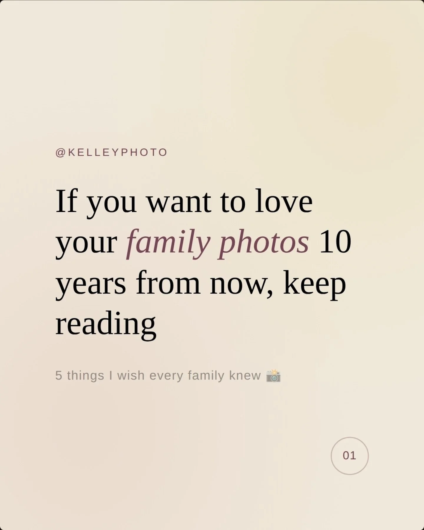 Saving this for every client who's ever told me they're nervous about their session. 😄

These are the five things I wish every family knew before we shoot together - and they make everything easier. For you AND for me.

Link in bio if you're ready t
