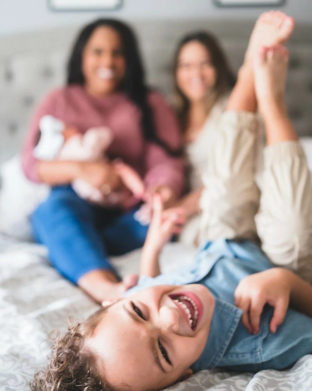 This is what I'm here for 🥹

Not the perfectly still, everyone-looking-at-the-camera shot. The chaos and the joy and the baby who just arrived and the kid who absolutely cannot contain himself and the moms whose hearts are so full they look like the