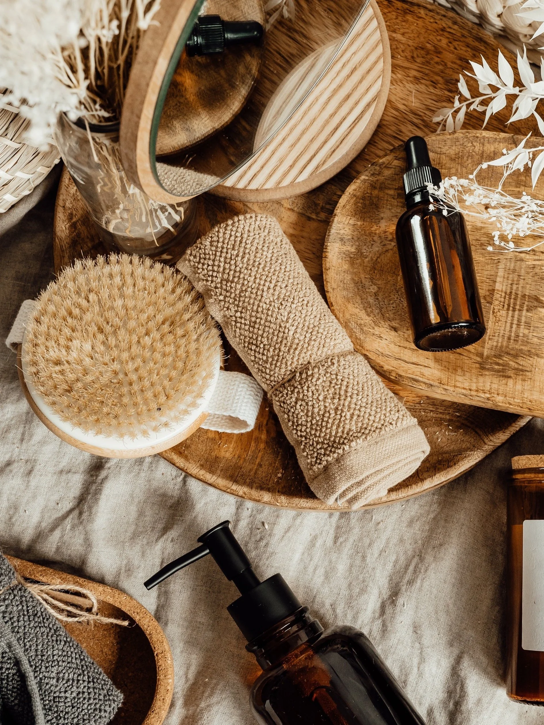 Dry Brush for exfoliation & MLD