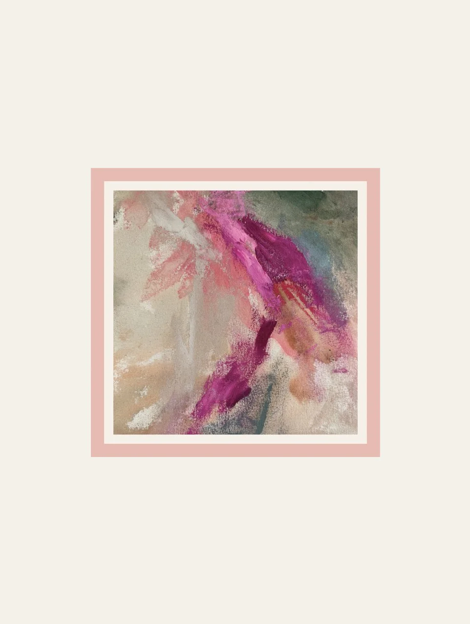 Garden of Grace - 2 -  Silk Scarf - 26x26