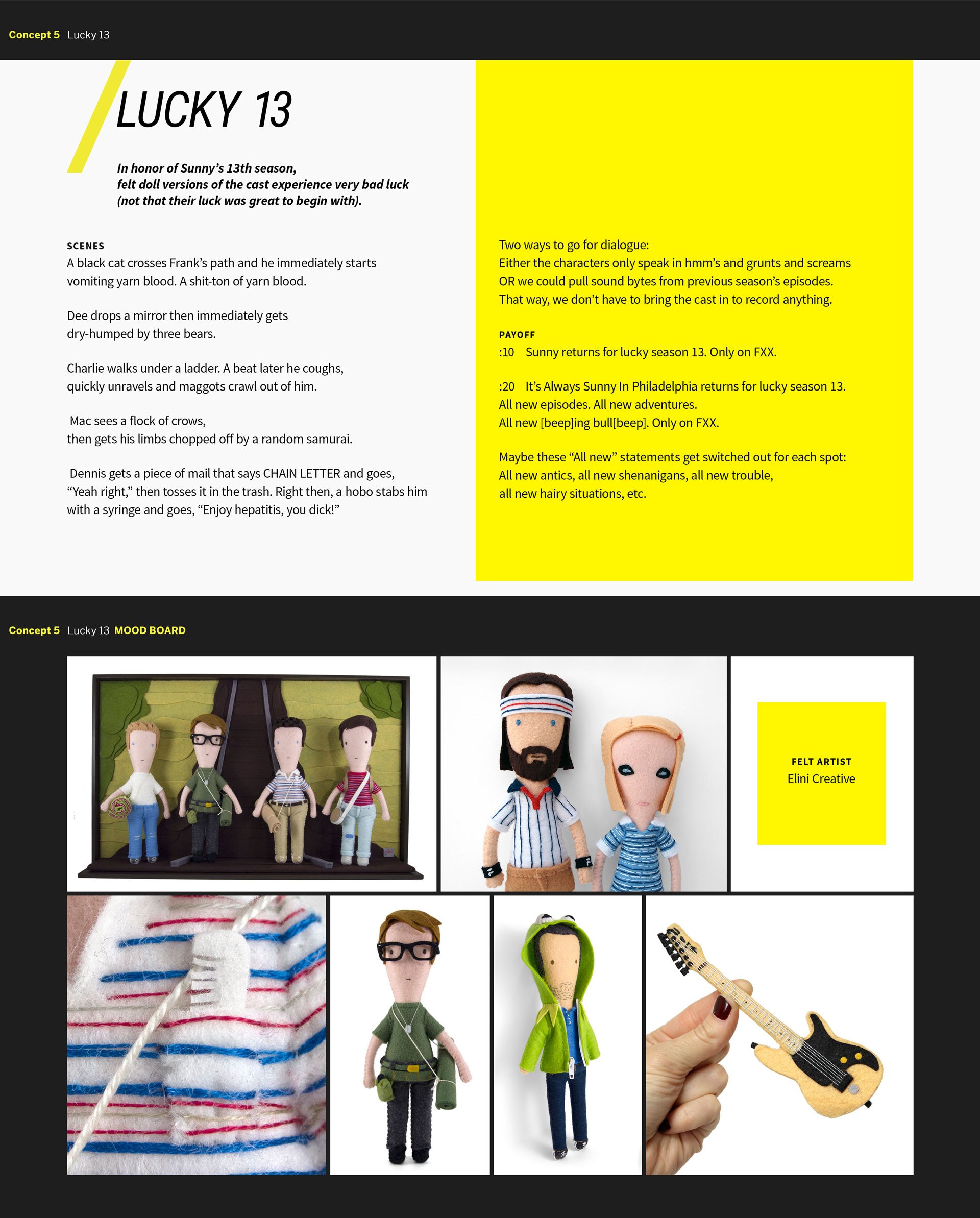 It's Always Sunny in Philadelphia - Show Promotion Pitch Deck