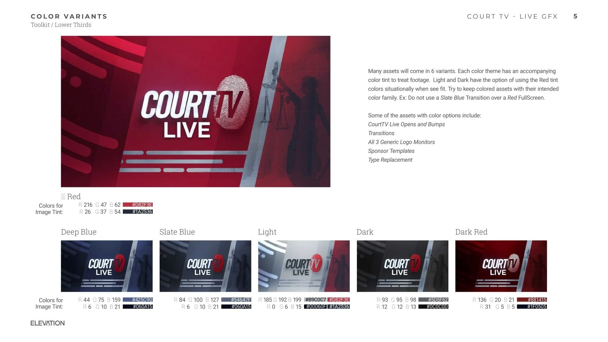 Court TV Network Relaunch Elevation a creative company Court TV Network Relaunch Elevation a creative company