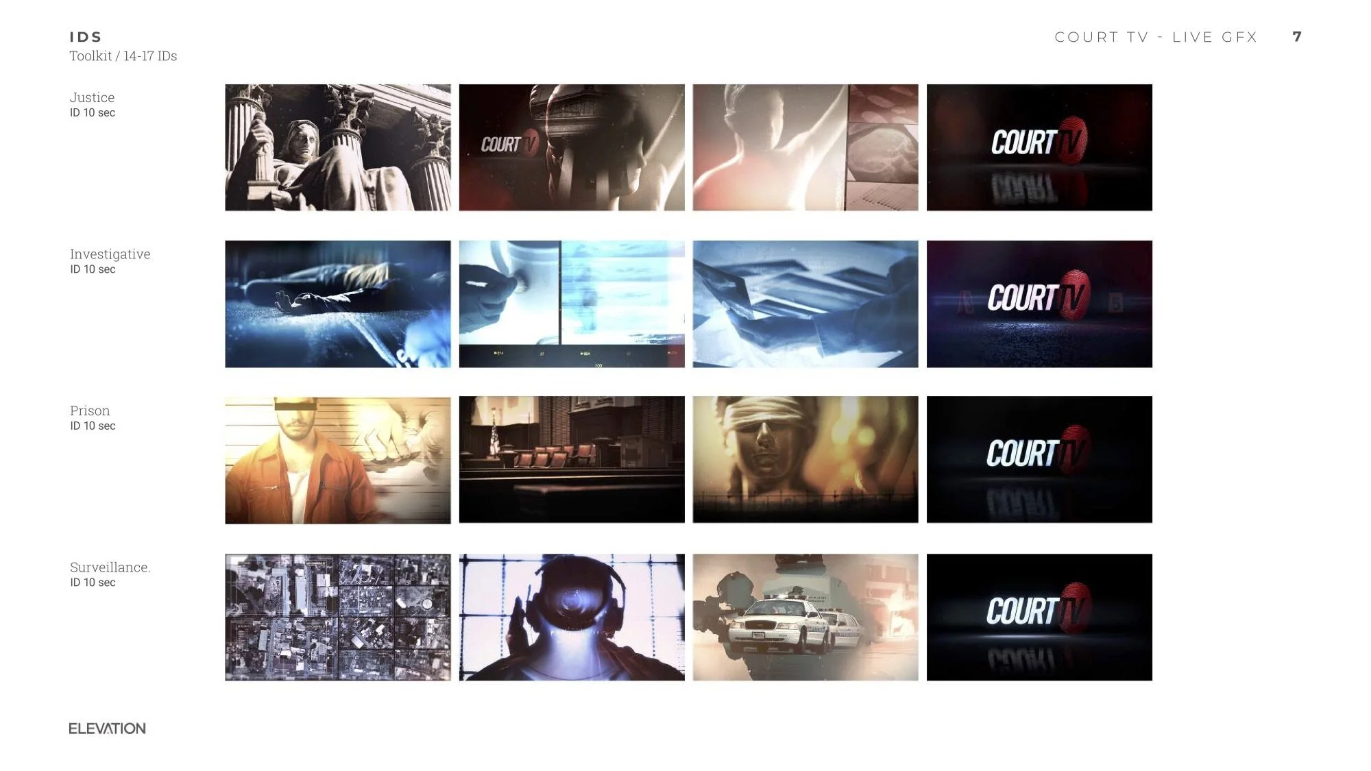 Court TV Network Relaunch Elevation a creative company Court TV Network Relaunch Elevation a creative company