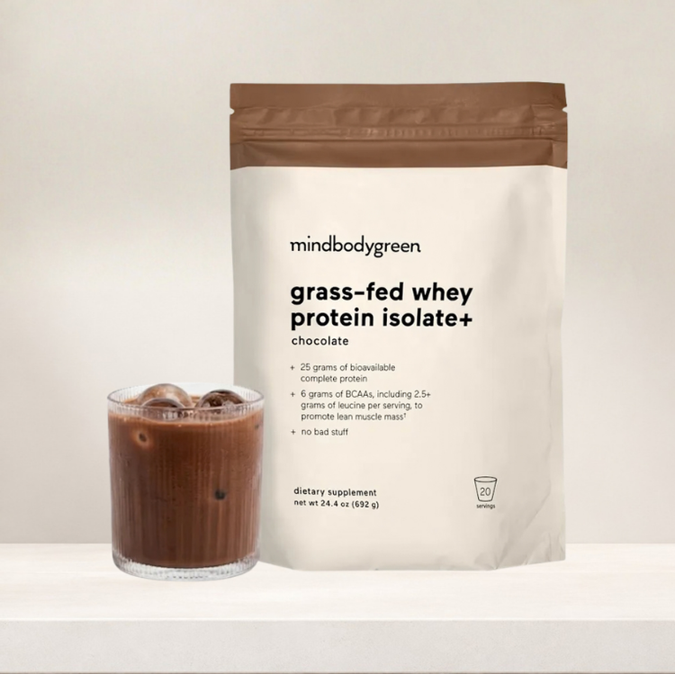 mindbodygreen grass-fed whey protein isolate