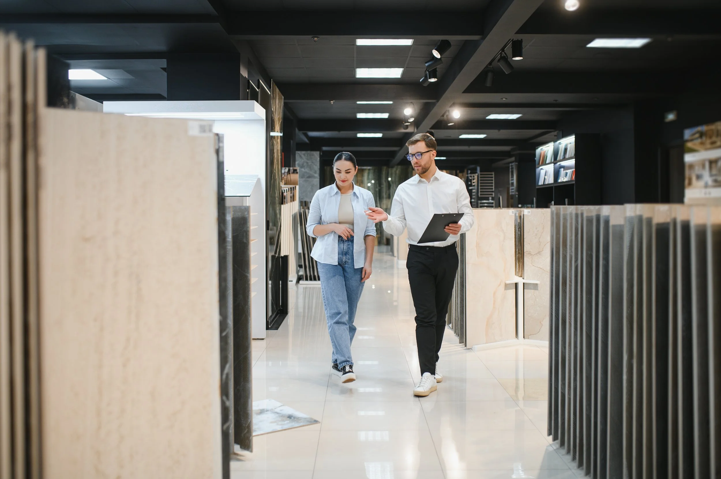 digital flooring showroom