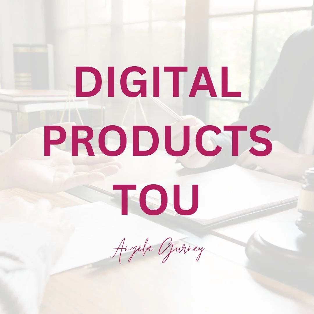 Digital Products Terms Of Use