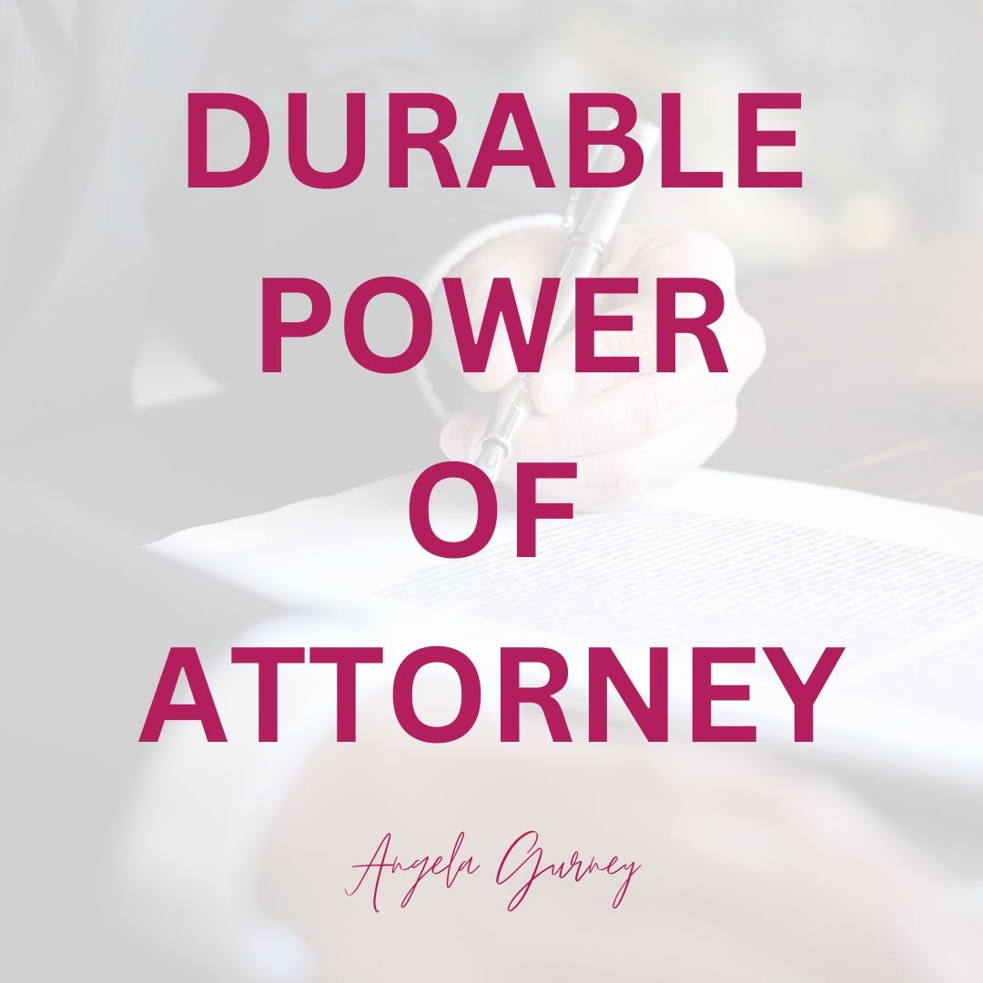 Durable Power Of Attorney Template