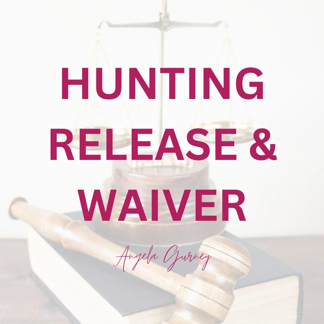 Hunting Release & Waiver