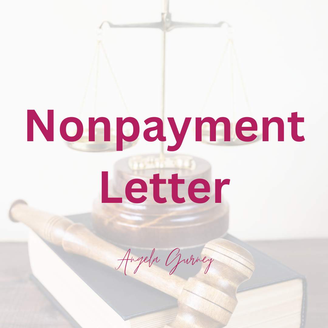 Nonpayment Letter