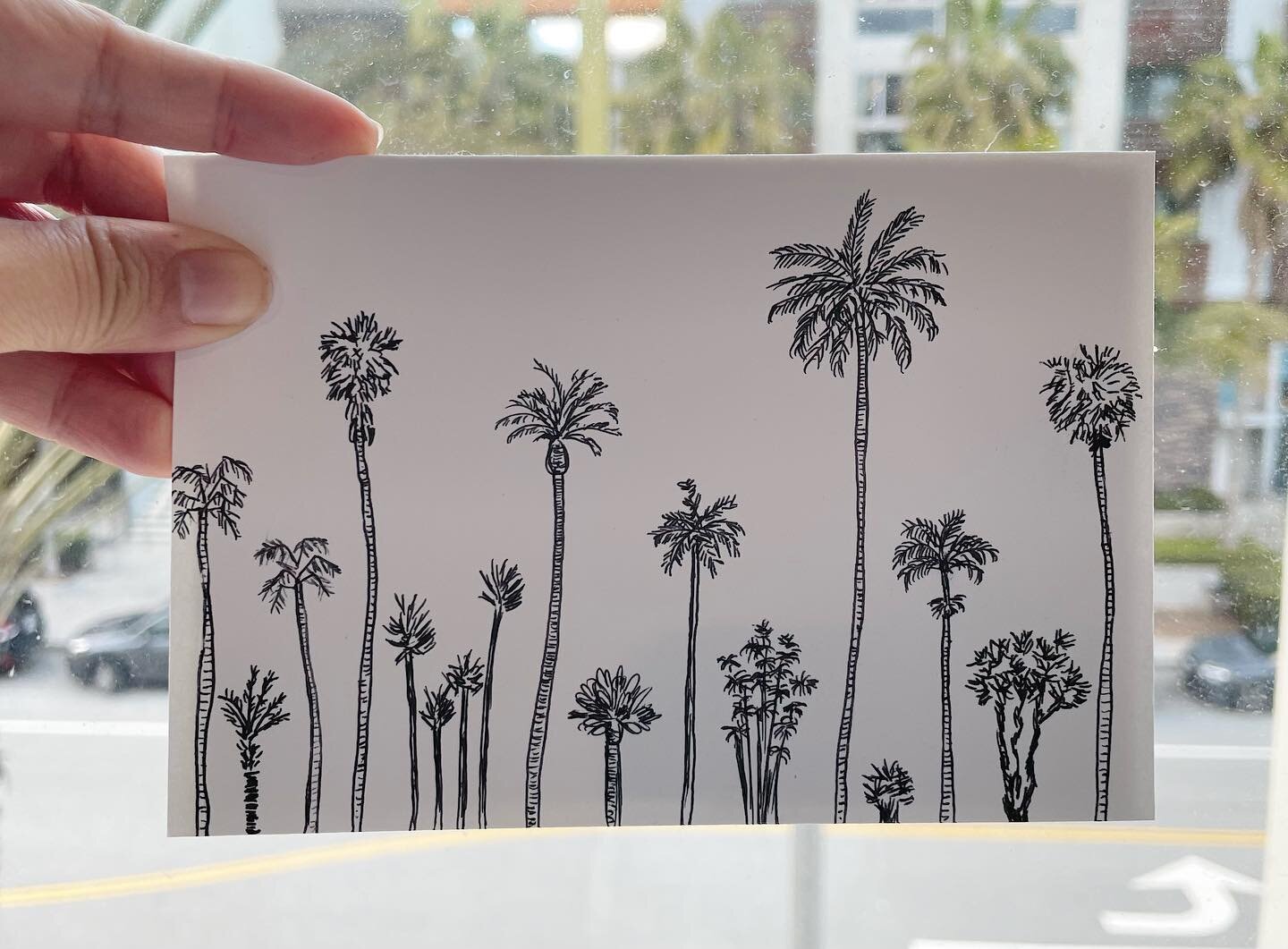 2/26/23: About six years ago, I moved to LA and I hated the palm trees because they are the worst tree of all trees. Fast forward six years later&hellip;and I still hate them. 

But at least I will draw them occasionally.