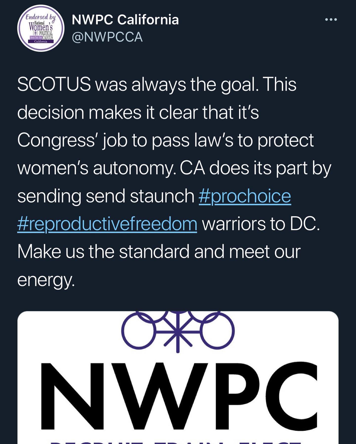 A statement from our State President Karriann Farrell Hinds and National President Donna Lent. #prochoice #reproductiverights #bansoffourbodies #roevwade #reproductivefreedom #wewontgoback #electionsmatter #voteprochoice