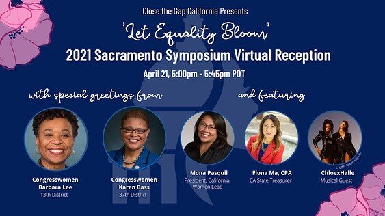 Thank you to @closethegapca for a fun and fantastic reception tonight. We were especially proud of our very own @nwpcca President Karriann Farrell Hinds for moderating this panel with CA State Treasurer Fiona Ma and former gubernatorial appointments 