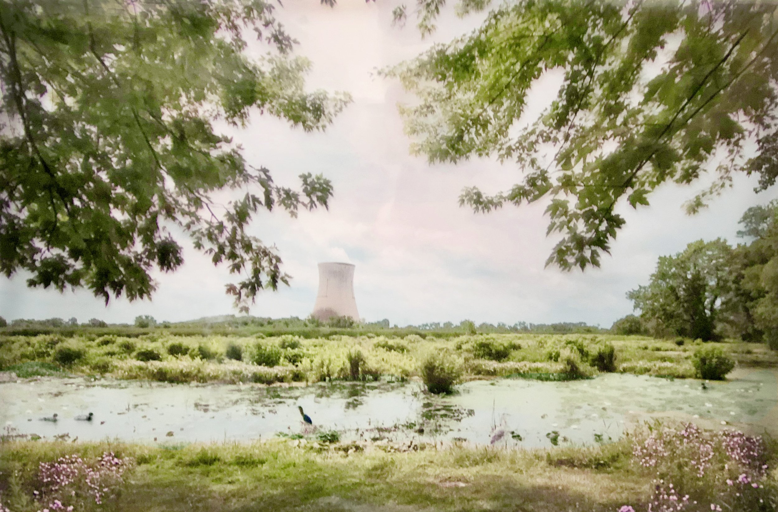 Cooling Tower in Spring